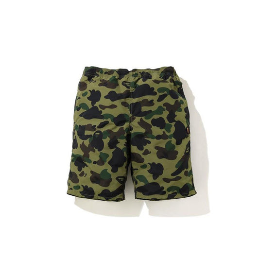 BAPE 1st Camo Beach Shorts (SS20) Green, Clothing- re:store-melbourne-Bape