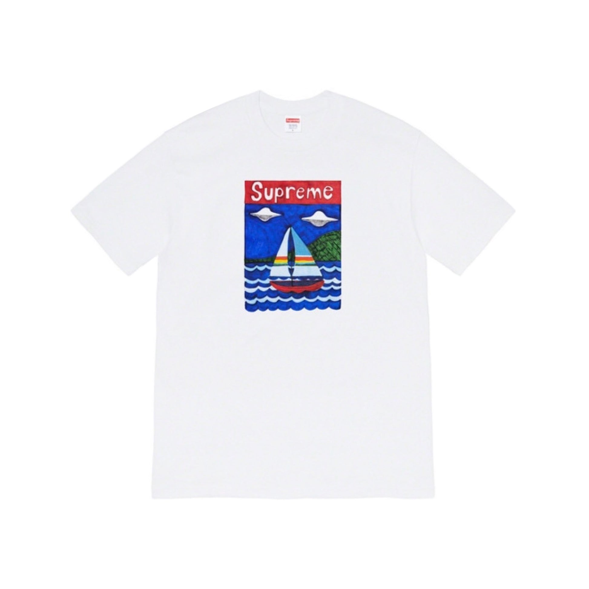 Supreme Sailboat Tee White, Clothing- re:store-melbourne-Supreme