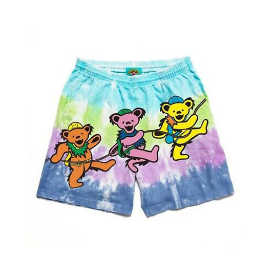 Grateful Dead x Chinatown Market "PMA" Tie-Dye Fleece Shorts, Clothing- re:store-melbourne-Chinatown Market