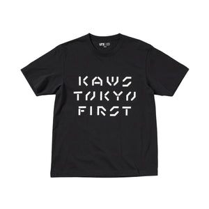 KAWS x Uniqlo Tokyo First Tee-Black (Japanese Sizing), Clothing- re:store-melbourne-KAWS x Uniqlo