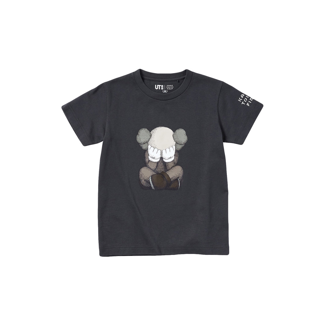 KAWS x Uniqlo Tokyo First Kids T-shirt Dark Grey (Japanese Sizing), Clothing- re:store-melbourne-KAWS x Uniqlo