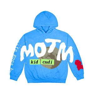Kid Cudi CPFM For MOTM III Life Goes By Hoodie Blue, Clothing- re:store-melbourne-Kid Cudi x CPFM