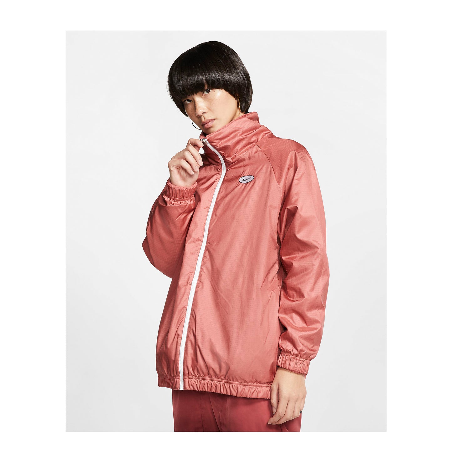 Nike Sherpa Reversible Swoosh Jacket Wmns - Pink, Clothing- re:store-melbourne-Nike