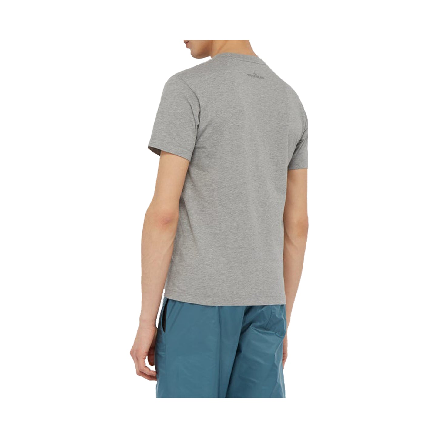 Stone Island Reflective Tee -Grey, Clothing- dollarflexclub