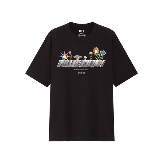 Billie Eilish x Uniqlo Big Logo Tee Black MEN, Clothing- re:store-melbourne-Billie Eillish x Uniqlo