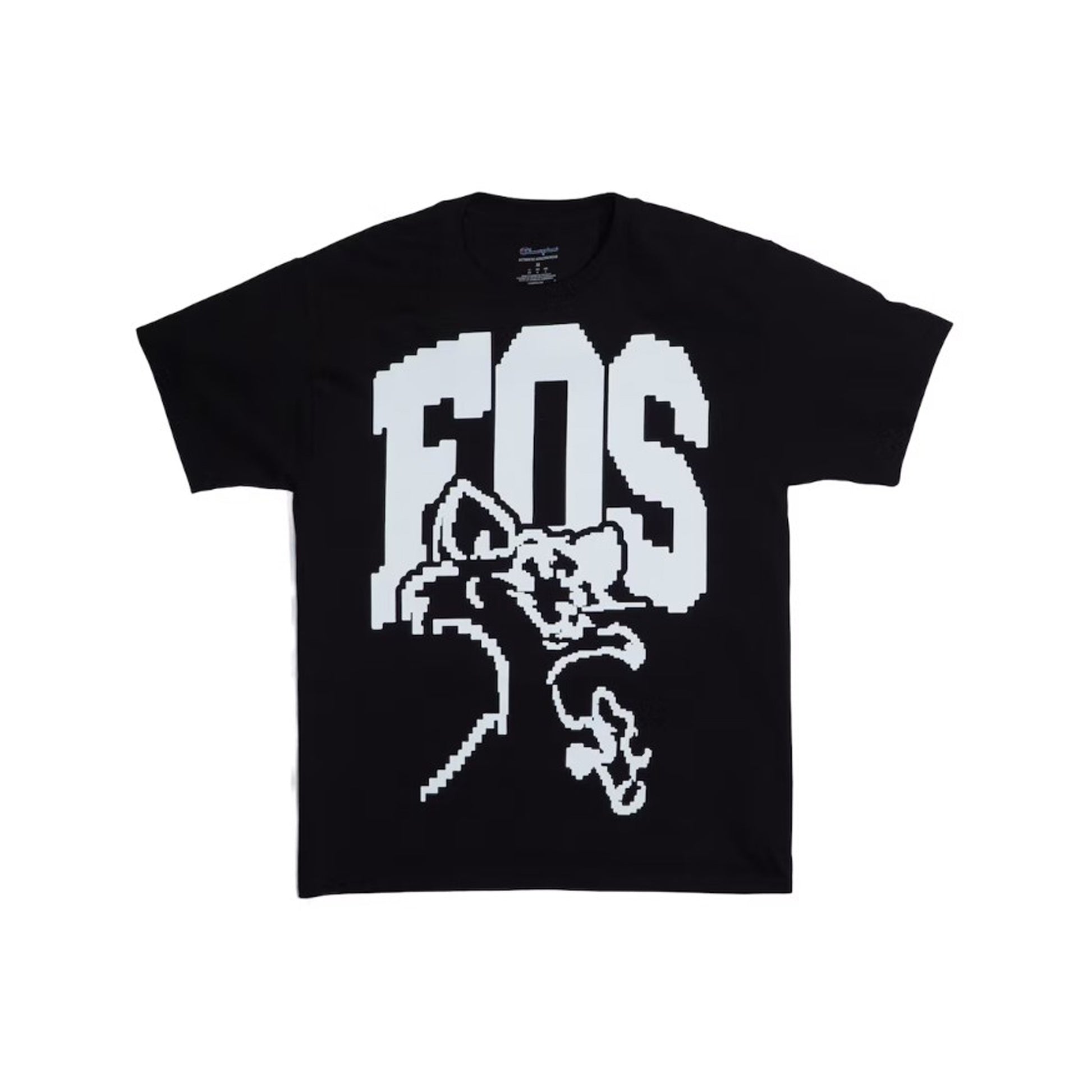 Virgil Abloh Brooklyn Museum FOS CAT Pyrex T-shirt Black, Clothing- re:store-melbourne-Champion x Virgil Abloh